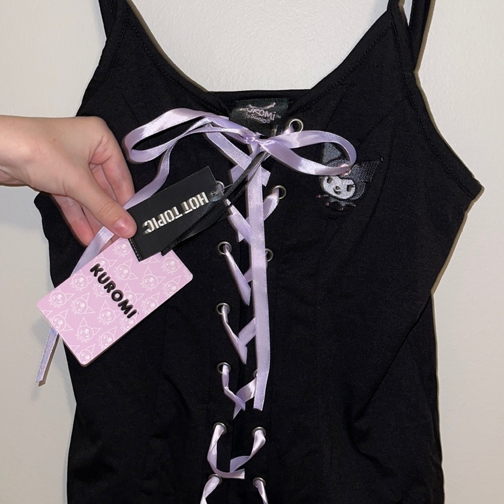 Kuromi corset tank top